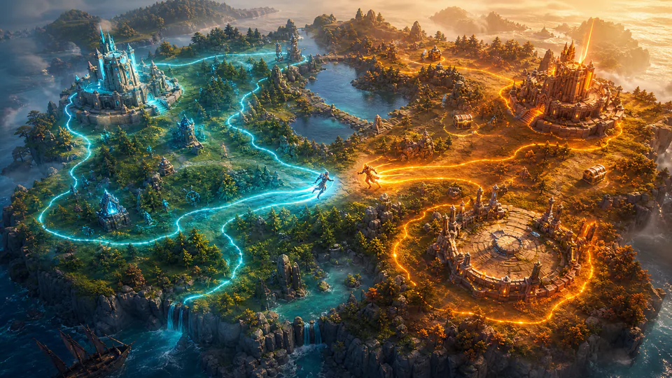 Промо-иллюстрация Circle Frontiers